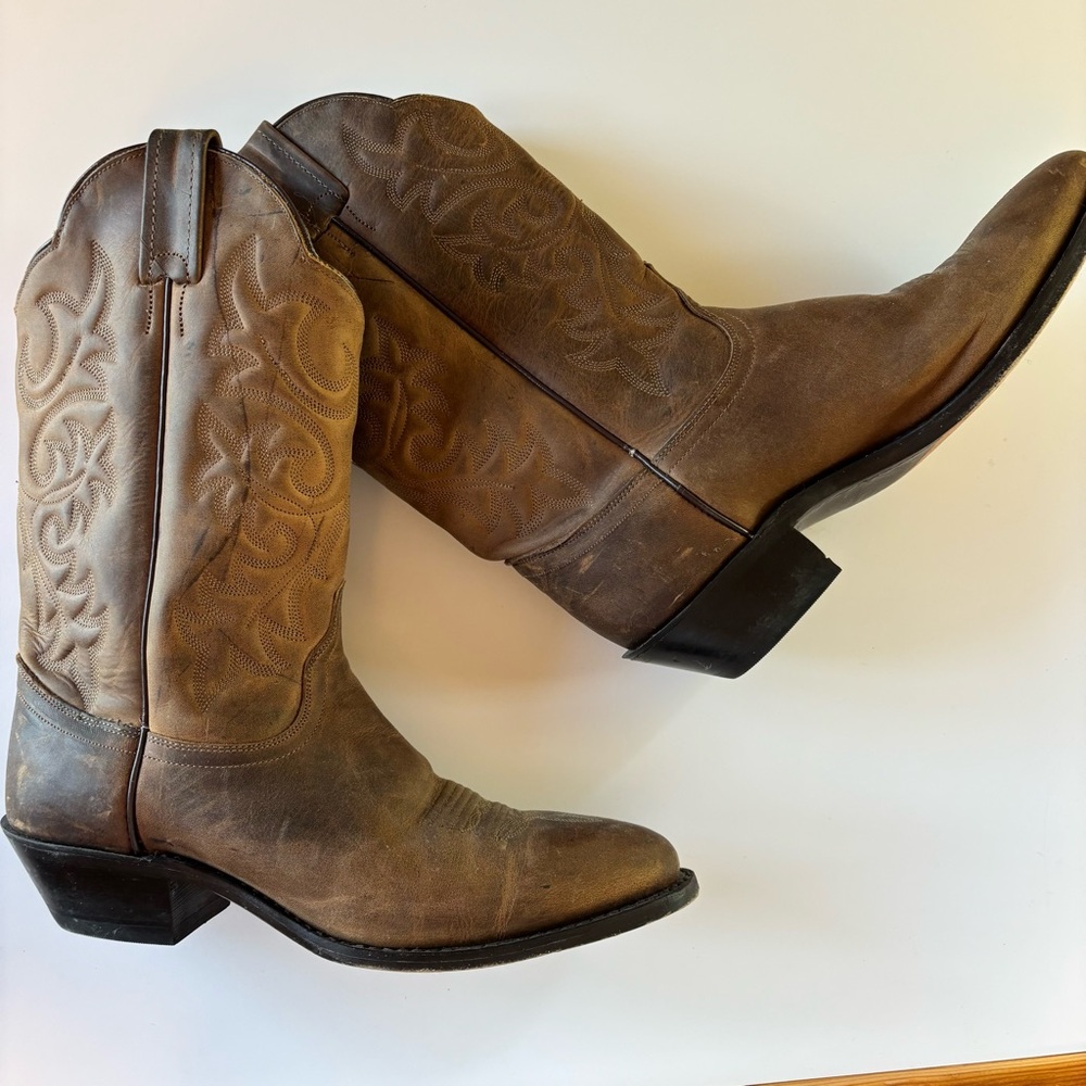 Dan Post Brown Western Cowboy Boots
